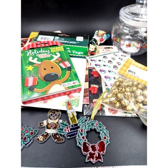 Assorted Christmas Craft & Gift Bundle With Activity Book Stickers Bells & More - Picture 2 of 10